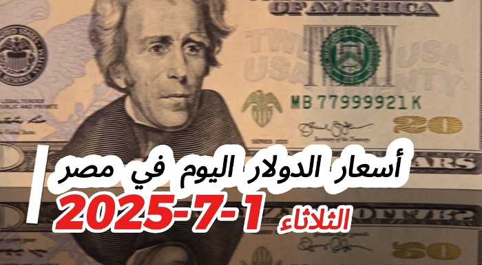 سعر الدولار يواصل الانخفاض أمام الجنيه اليوم 1 يوليو 2025| إلى أين تتجه العملة الأمريكية
