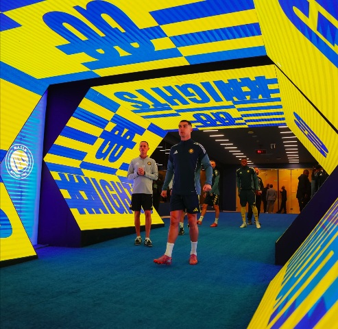 رونالدو النصر ضد الخليج