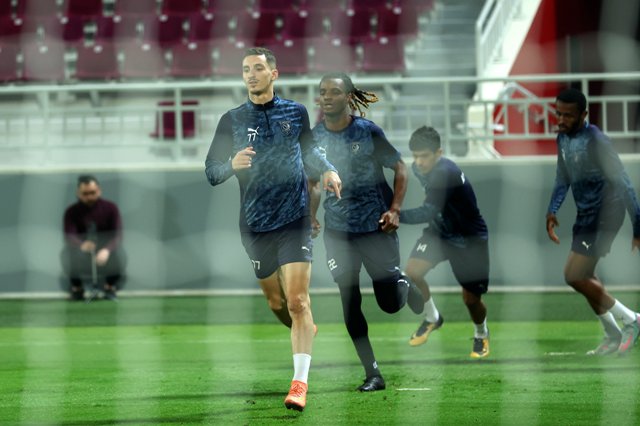 مران الدحيل قبل مواجهة الاتحاد