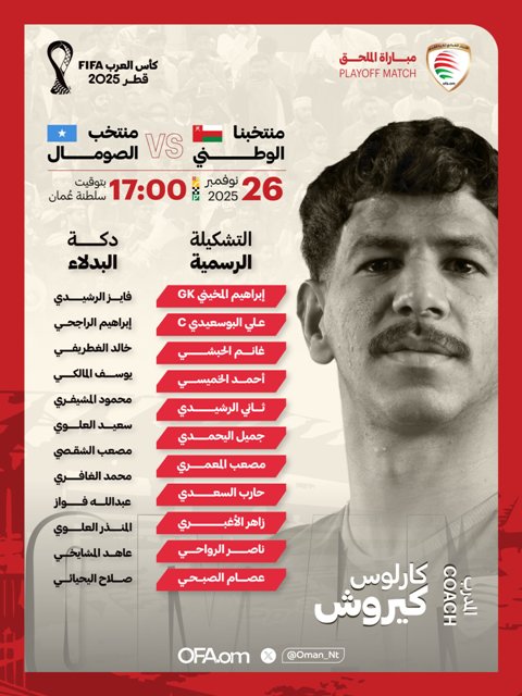 قائمة المنتخب العماني