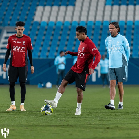 المران الأخير لفريق الهلال