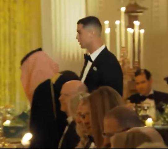 حضور رونالدو لعشاء البيت الأبيض