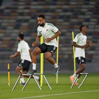 تدريبات منتخب الإمارات قبل لقاء العراق اليوم