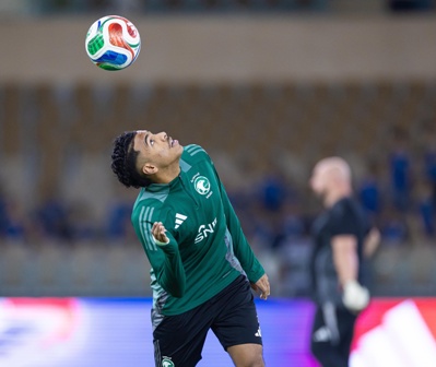 المنتخب السعودي يستعد للجزائر