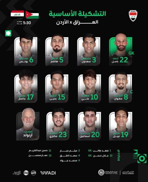 تشكيل المنتخب العراقي