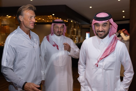 معسكر المنتخب السعودي في الدوحة.