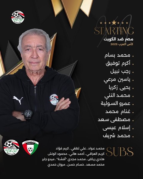 تشكيل منتخب مصر ضد الكويت