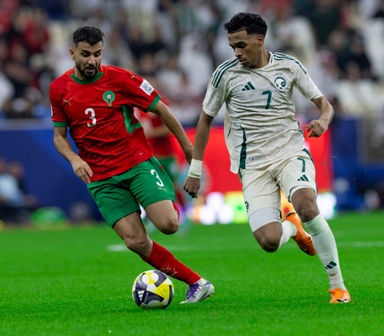 نتيجة مباراة السعودية ضد المغرب