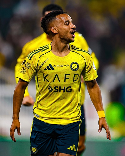 هدف أول لفريق النصر من عبد الرحمن غريب