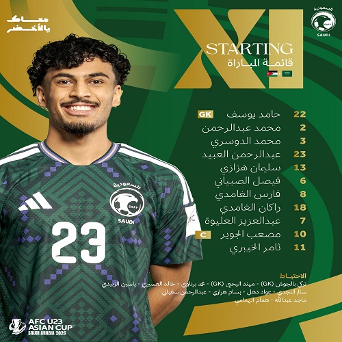 تشكيل المنتخب السعودي