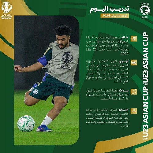 مران المنتخب السعودي