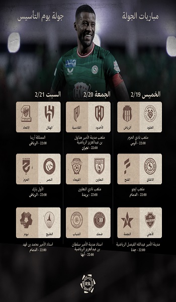 مواعيد مباريات الجولة 23 دوري روشن 